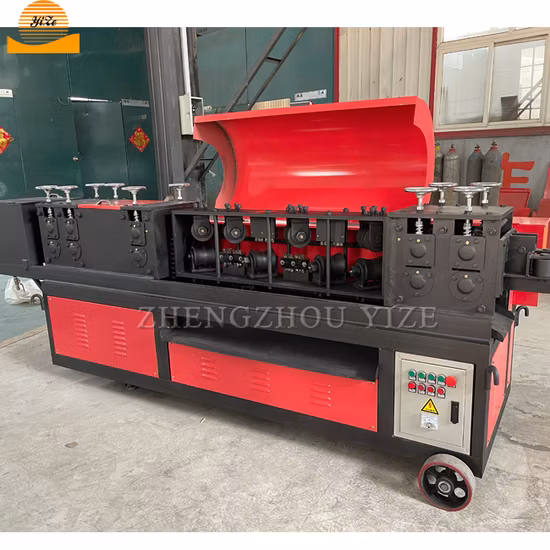 Vergalhão automático do fio do CNC que endireita a barra de aço do reforço da maquinaria