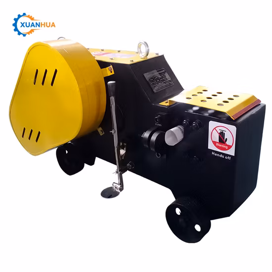 Cortador de barra de aço redondo elétrico de 16 mm 42 mm Cortador de vergalhão de aço para construção