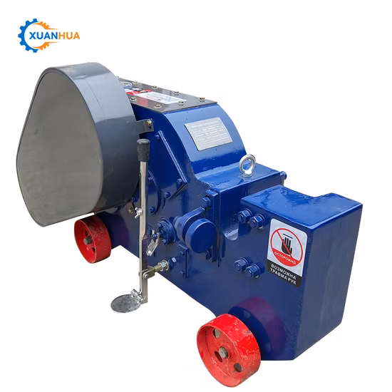 China Fornecimento direto da fábrica Gq50 Cortador manual de barra de aço Máquina automática de corte de vergalhão de barra de aço