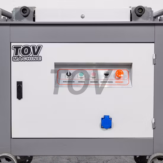 Gw50 Máquina de dobra de vergalhões CNC Dobrador de estribo Barra de aço automática Máquina de dobra de estribo