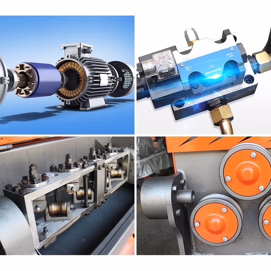Máquina automática de endireitamento e corte de vergalhões CNC Hydraumatic